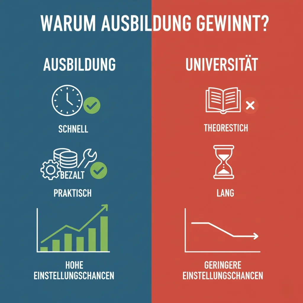 تفاوت آوسبیلدونگ و تحصیل دانشگاهی