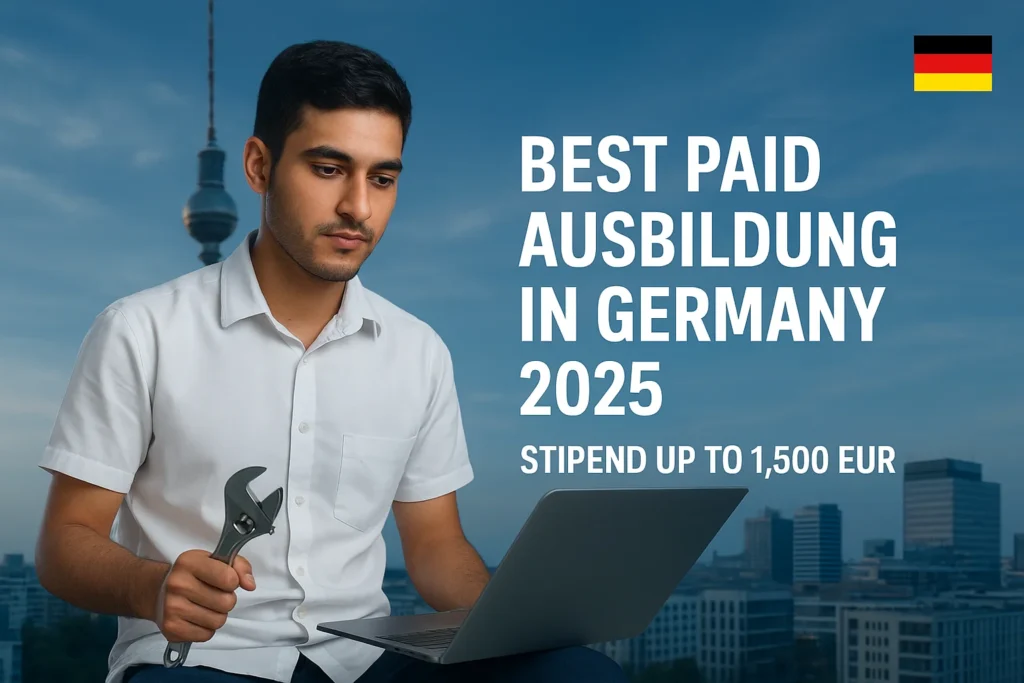 پردرآمدترین رشته‌های آوسبیلدونگ آلمان 2025 | حقوق بالا + ویزا
